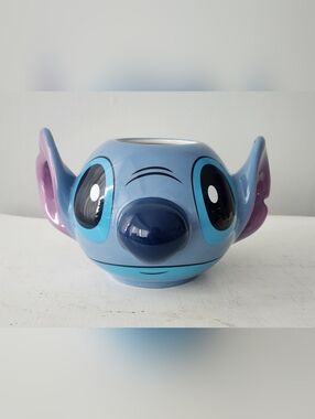 Disney Stitch Head Sculpted Ceramic Mug Bioworld 22 oz  NEW WITH TAGS